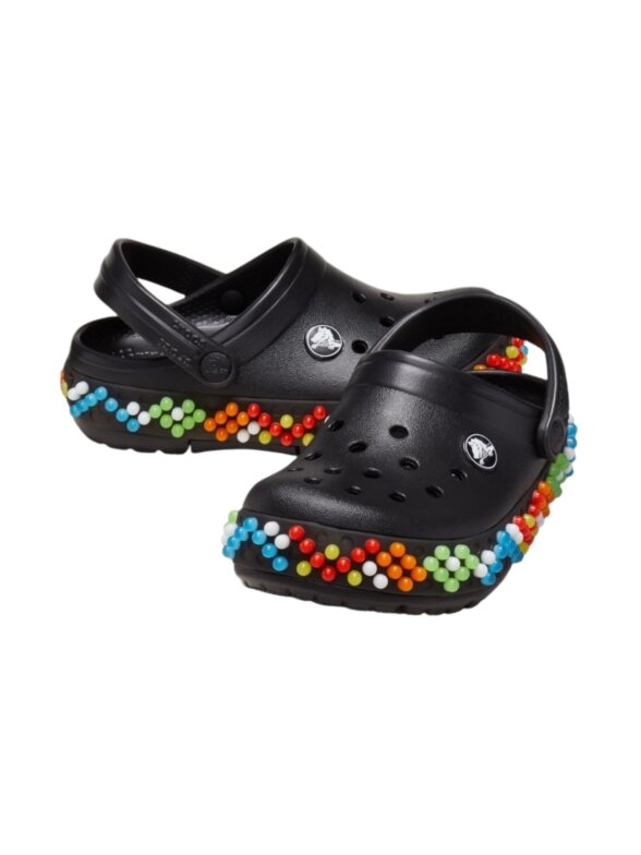 Crocs Crocband Colorful Lights Clog vaikiškos klumpės juodos 210467 001 2 Crocs Crocband Colorful Lights Clog vaikiškos klumpės juodos 210467 001 2