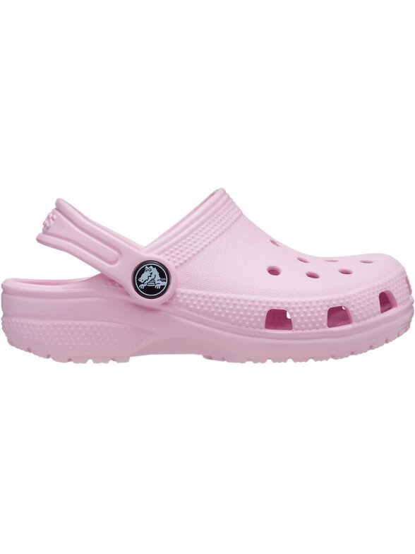 Crocs Kids Toddler Classic Clog vaikiškos klumpės, rožinės Crocs Kids Toddler Classic Clog vaikiškos klumpės, rožinės