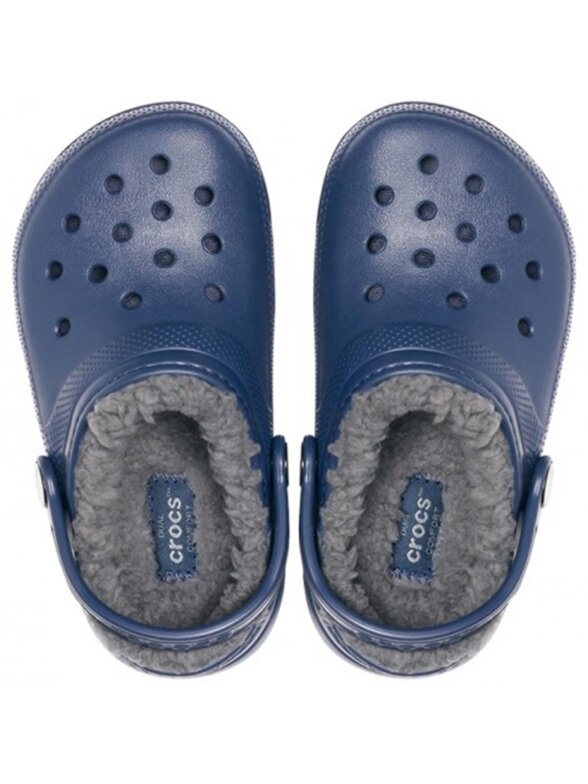 Crocs Lined Clog vaikiškos klumpės, tamsiai mėlyna 207009 459 Crocs Lined Clog vaikiškos klumpės, tamsiai mėlyna 207009 459
