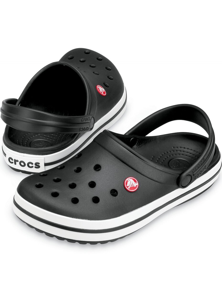 Crocs Crocband šlepetės juodos 11016 001 2 Crocs Crocband šlepetės juodos 11016 001 2