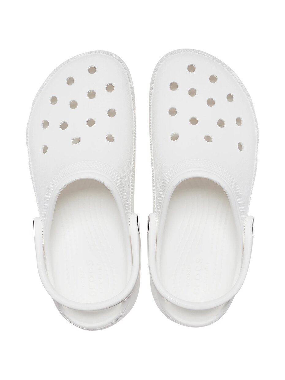 Crocs Classic Platform moteriškos klumpės baltos 206750 100 1