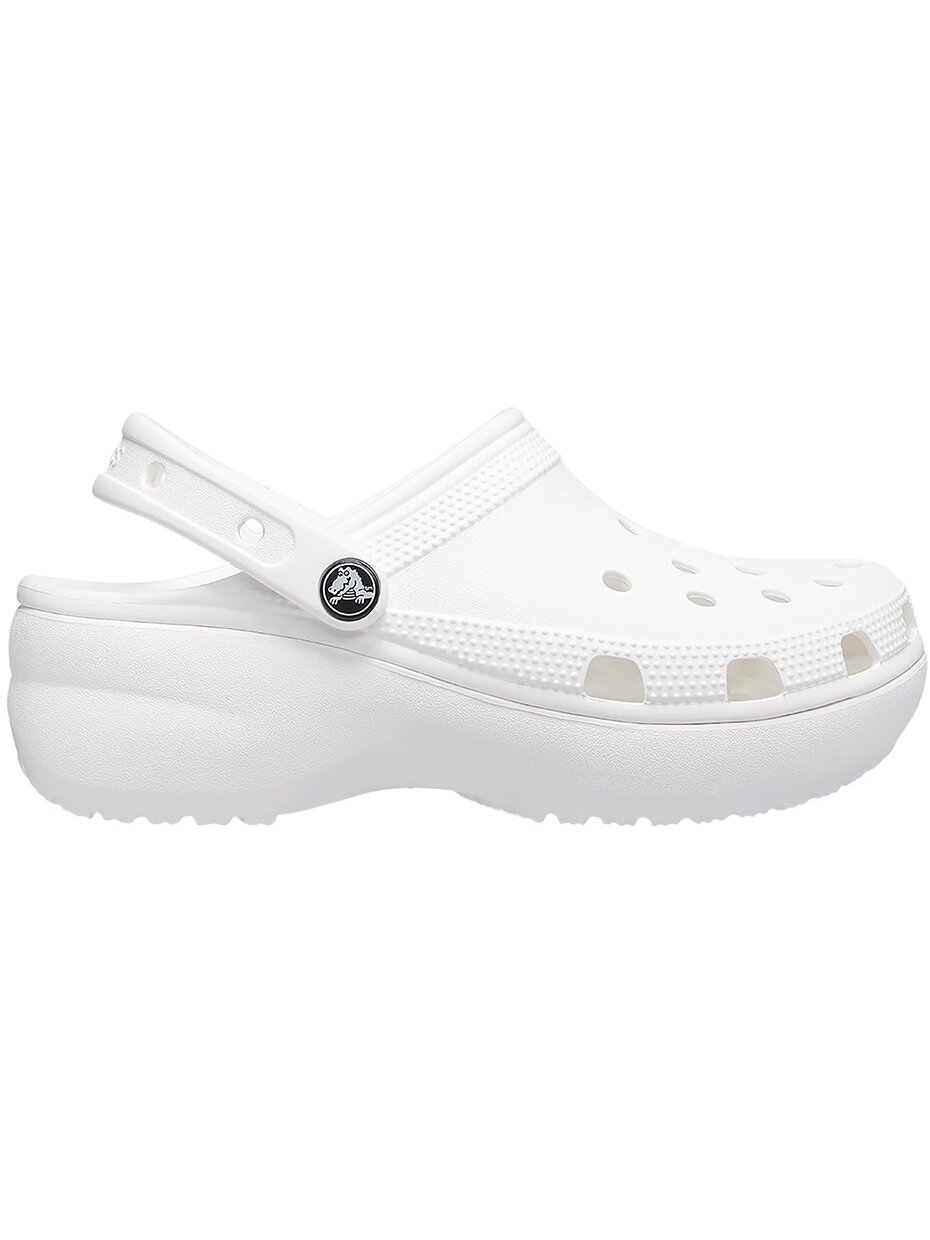 Crocs Classic Platform moteriškos klumpės baltos 206750 100