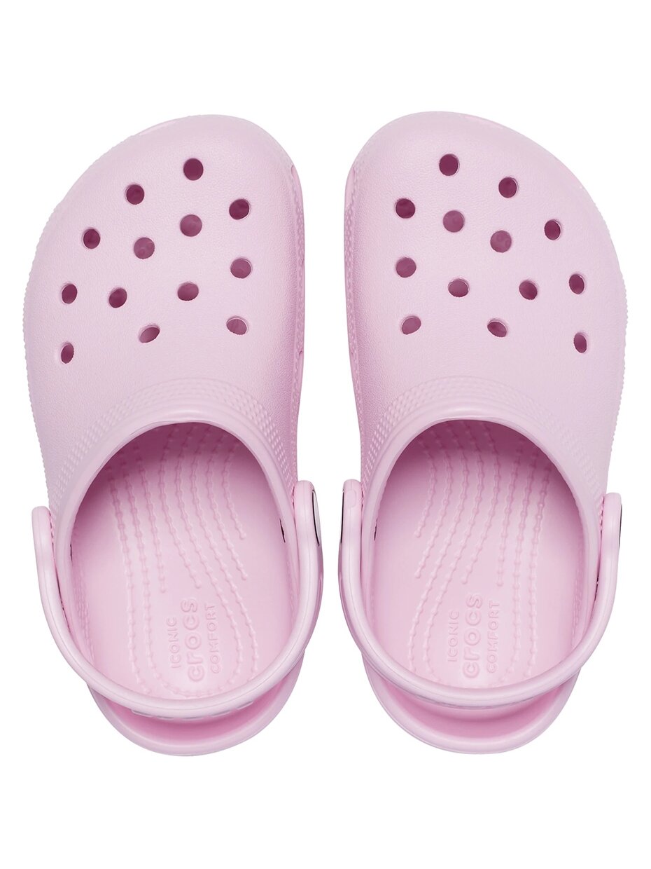 Crocs Kids Toddler Classic Clog vaikiškos klumpės, rožinės 1 Crocs Kids Toddler Classic Clog vaikiškos klumpės, rožinės 1