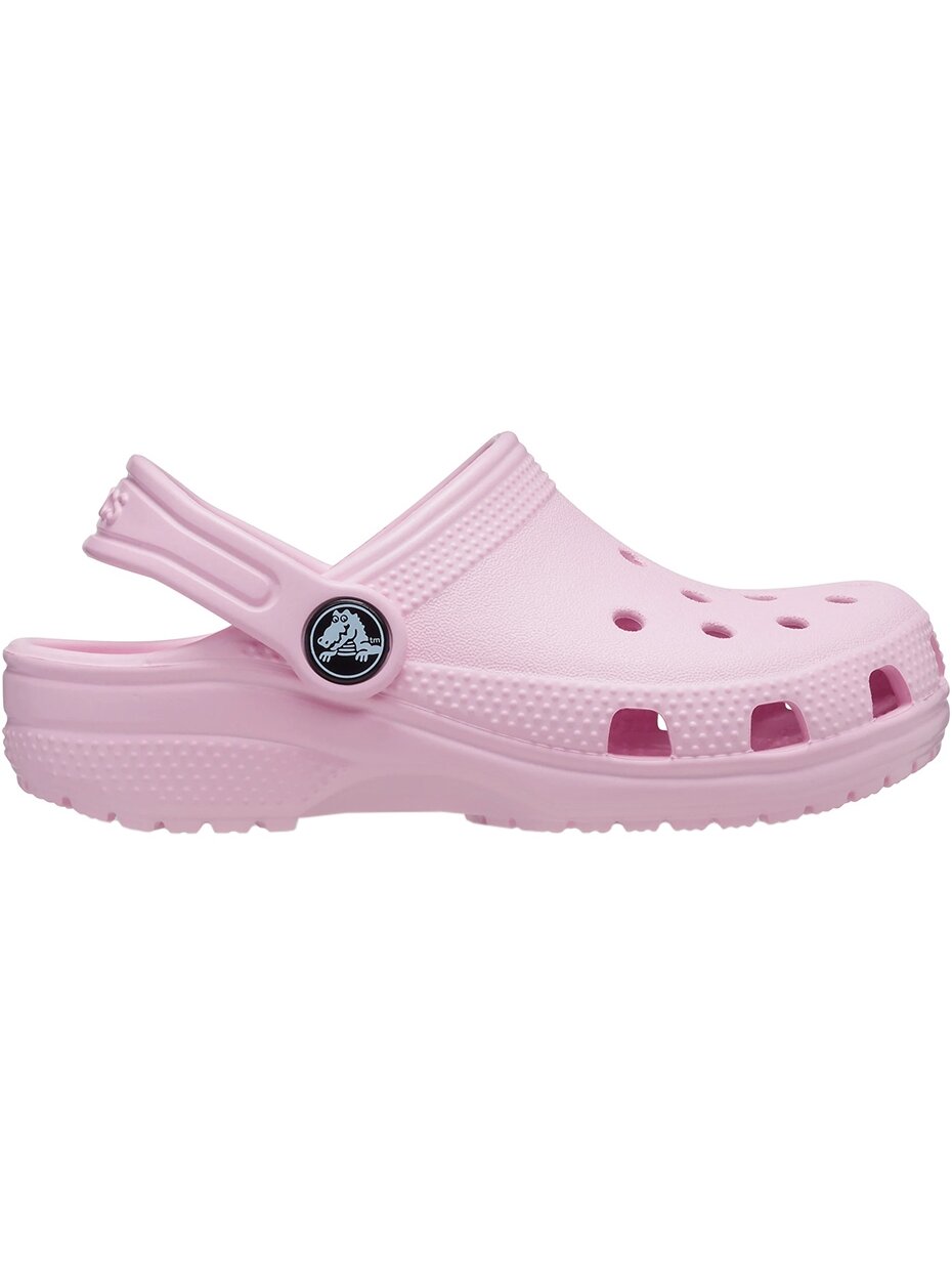 Crocs Kids Toddler Classic Clog vaikiškos klumpės, rožinės Crocs Kids Toddler Classic Clog vaikiškos klumpės, rožinės