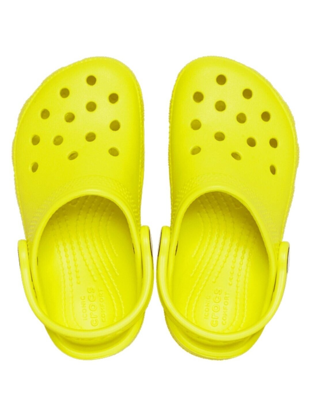 Crocs Kids Toddler Classic Clog vaikiški klumpiai, geltoni 206990 76M 2 Crocs Kids Toddler Classic Clog vaikiški klumpiai, geltoni 206990 76M 2