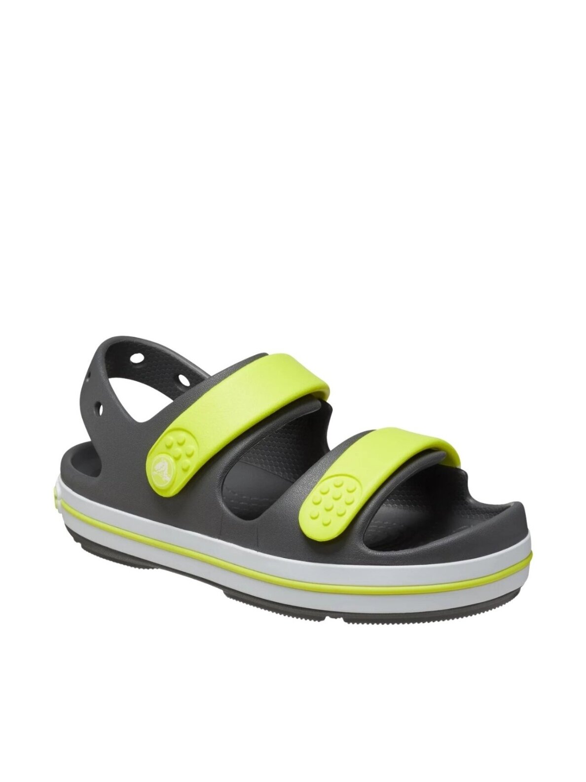Crocs Crocband Cruiser basutės vaikams pilkai žalios 209424 1NJ 1 Crocs Crocband Cruiser basutės vaikams pilkai žalios 209424 1NJ 1