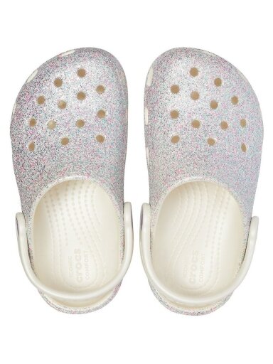 Crocs Classic Glitter Clog vaikiški šlepetės spalvotos 205441 159