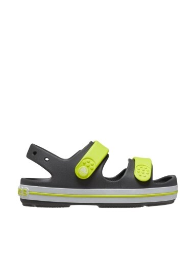 Crocs Crocband Cruiser basutės vaikams grafito-geltonos 209423 1NJ