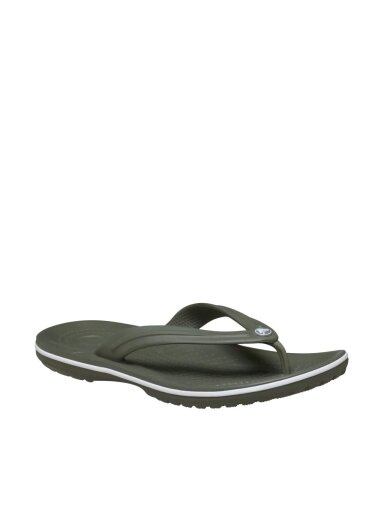 Crocs Crocband Flip šlepetės alyvuogių spalvos 11033 3J5