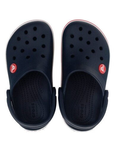 Crocs Kids Toddler Crocband Clog vaikiški klumpiai, raudoni-tamsiai mėlyni 207005 485