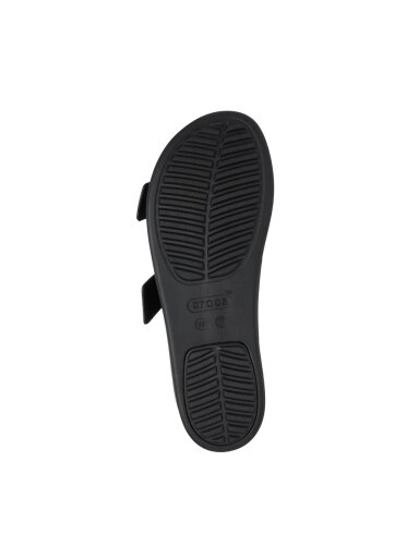 Crocs  šlepetės moterims Brooklyn Buckle Low juodos 211215 001