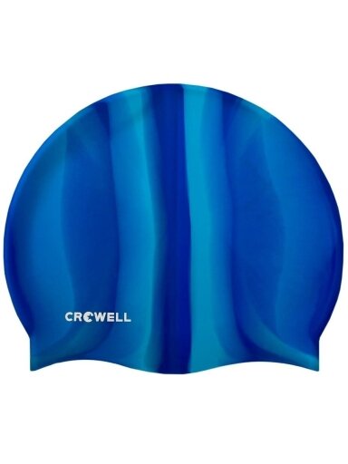 Crowell plaukimo kepuraitė Multi Flame mėlyna kol.13