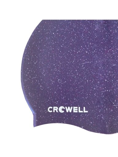 „Crowell Recycling Pearl“ silikoninė plaukimo kepuraitė violetinė spalva 4