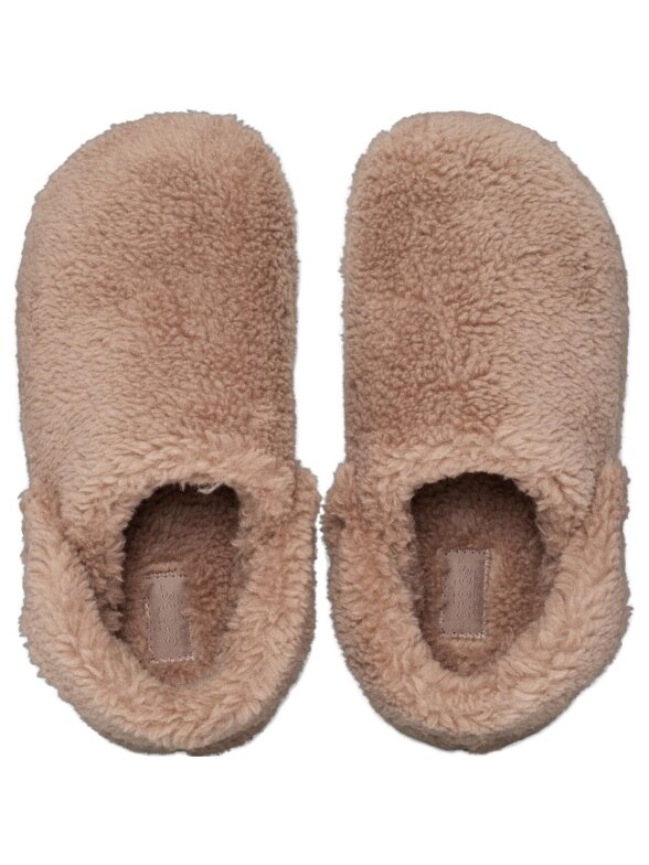 Crocs Classic Cozzy smėlio spalvos šlepetės 209386 195 5 Crocs Classic Cozzy smėlio spalvos šlepetės 209386 195 5