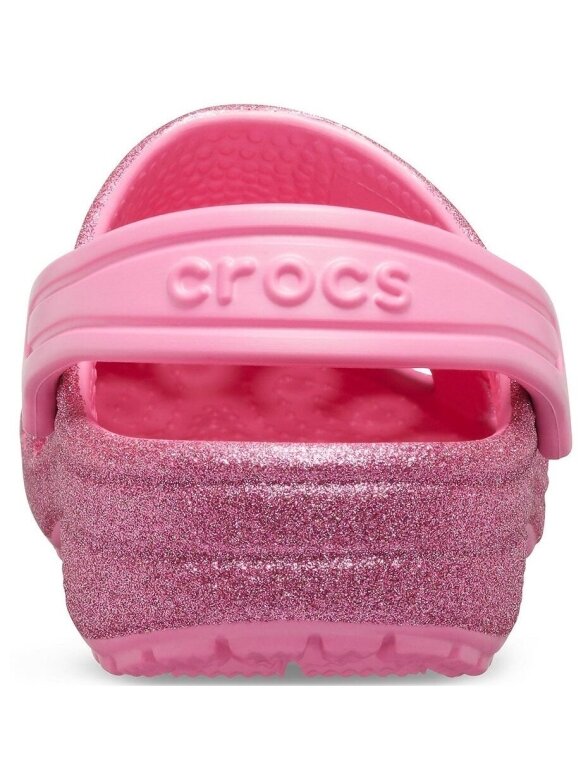 Crocs Classic Glitter Clog vaikiški šlepetės rožinės 205441 669 2 Crocs Classic Glitter Clog vaikiški šlepetės rožinės 205441 669 2