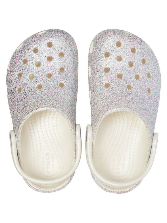 Crocs Classic Glitter Clog vaikiški šlepetės spalvotos 205441 159 1