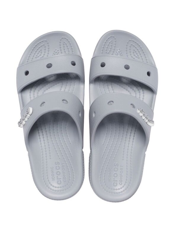 Crocs Classic pilkos spalvos šlepetės 206761 007 1 Crocs Classic pilkos spalvos šlepetės 206761 007 1