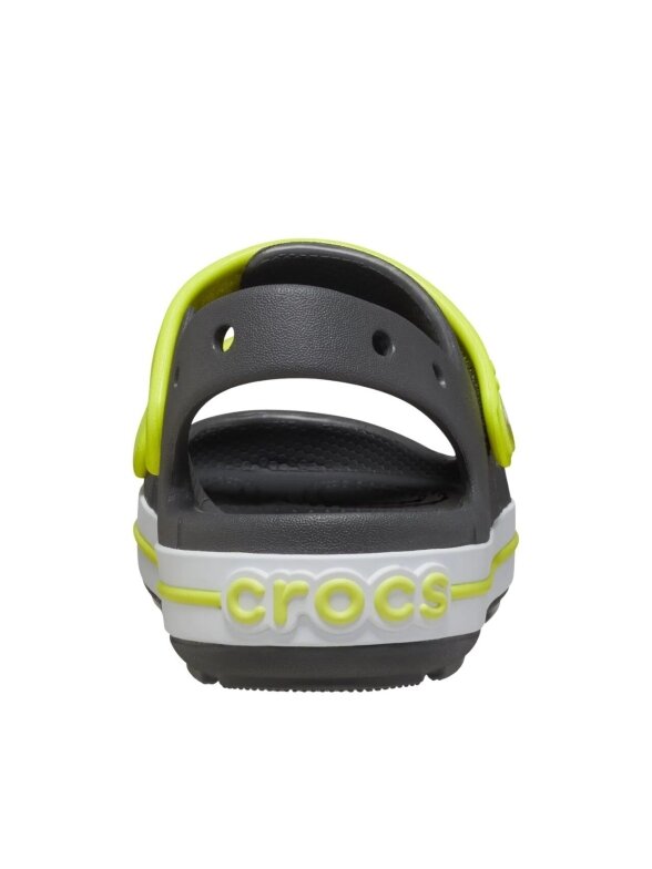 Crocs Crocband Cruiser basutės vaikams grafito-geltonos 209423 1NJ 2 Crocs Crocband Cruiser basutės vaikams grafito-geltonos 209423 1NJ 2