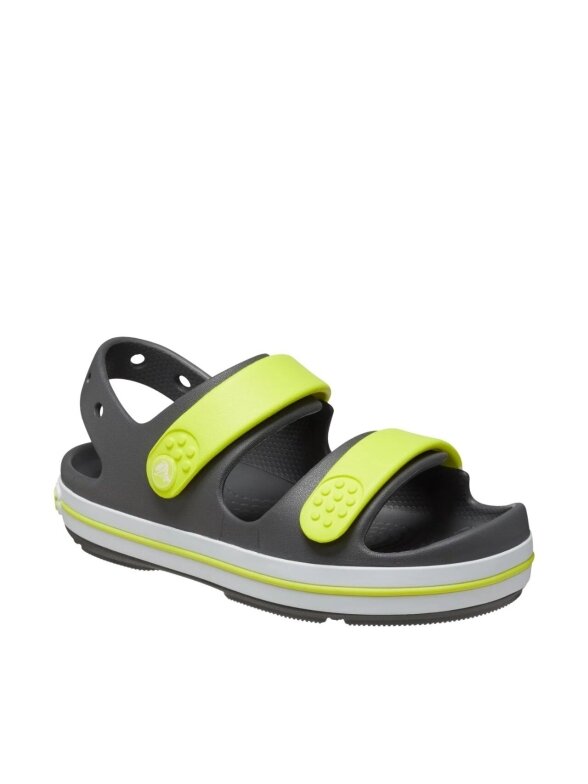 Crocs Crocband Cruiser basutės vaikams pilkai žalios 209424 1NJ 1 Crocs Crocband Cruiser basutės vaikams pilkai žalios 209424 1NJ 1