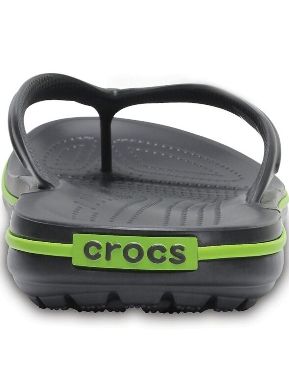 Crocs Crocband Flip šlepetės grafito žalia 11033 0A1 6 Crocs Crocband Flip šlepetės grafito žalia 11033 0A1 6