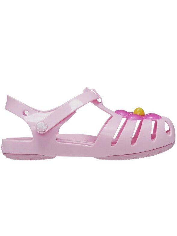 Crocs Isabela Charm basutės vaikams, rožinės spalvos 208445 6S0 1