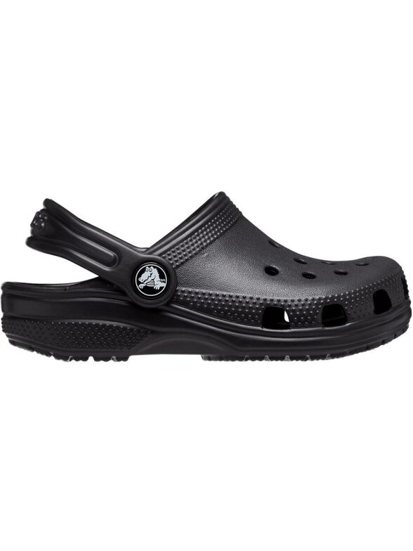 Crocs Kids Classic Clog vaikiškos klumpės, juodos 206991 001