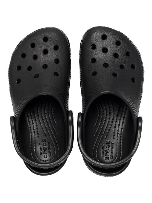 Crocs Kids Classic Clog vaikiškos klumpės, juodos 206991 001 1
