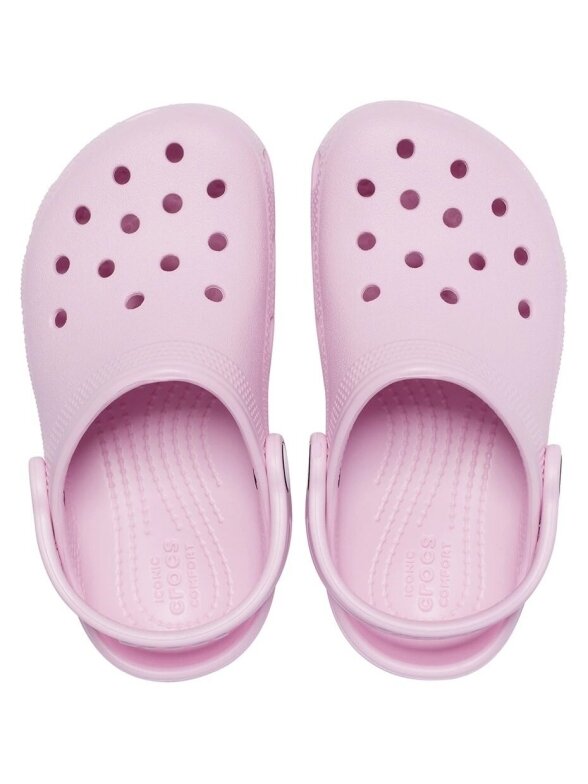 Crocs Kids Toddler Classic Clog vaikiškos klumpės, rožinės 1 Crocs Kids Toddler Classic Clog vaikiškos klumpės, rožinės 1