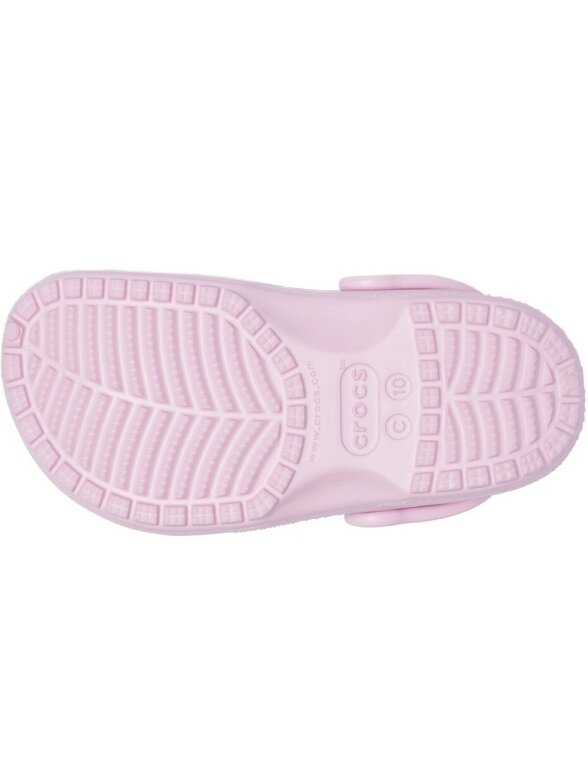 Crocs Kids Toddler Classic Clog vaikiškos klumpės, rožinės 3
