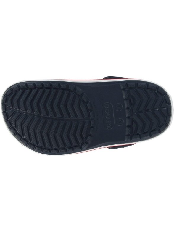 Crocs Kids Toddler Crocband Clog vaikiški klumpiai, raudoni-tamsiai mėlyni 207005 485 3
