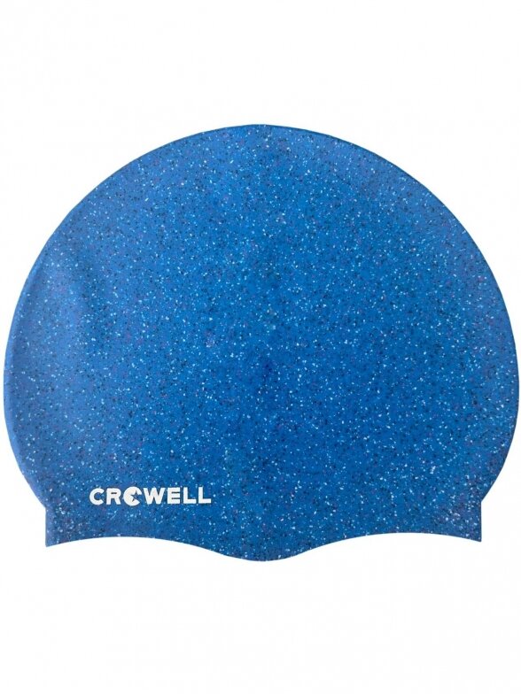 Crowell Recycling Pearl silikoninė plaukimo kepuraitė mėlyna spalva 5