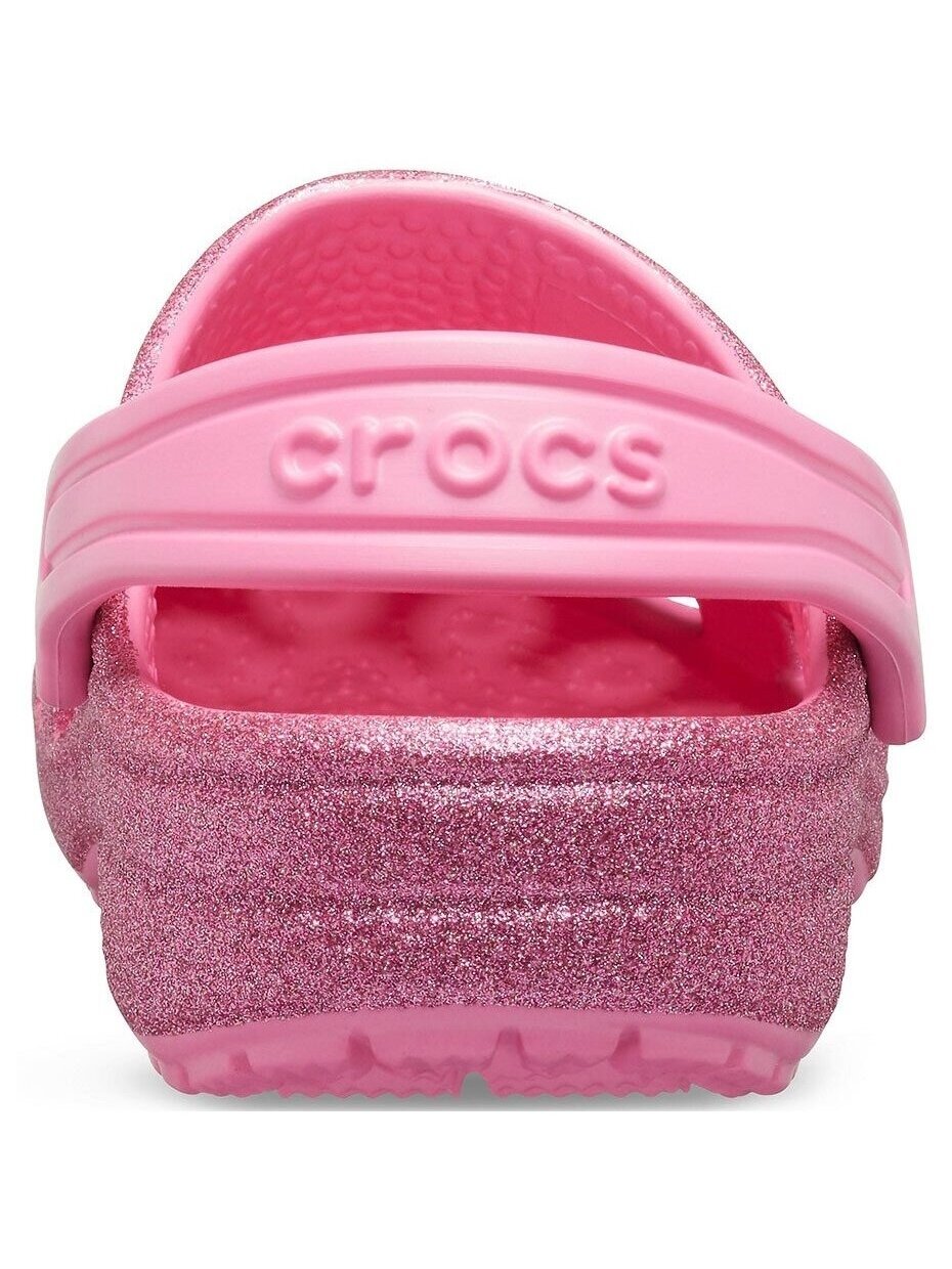 Crocs Classic Glitter Clog vaikiški šlepetės rožinės 205441 669 2