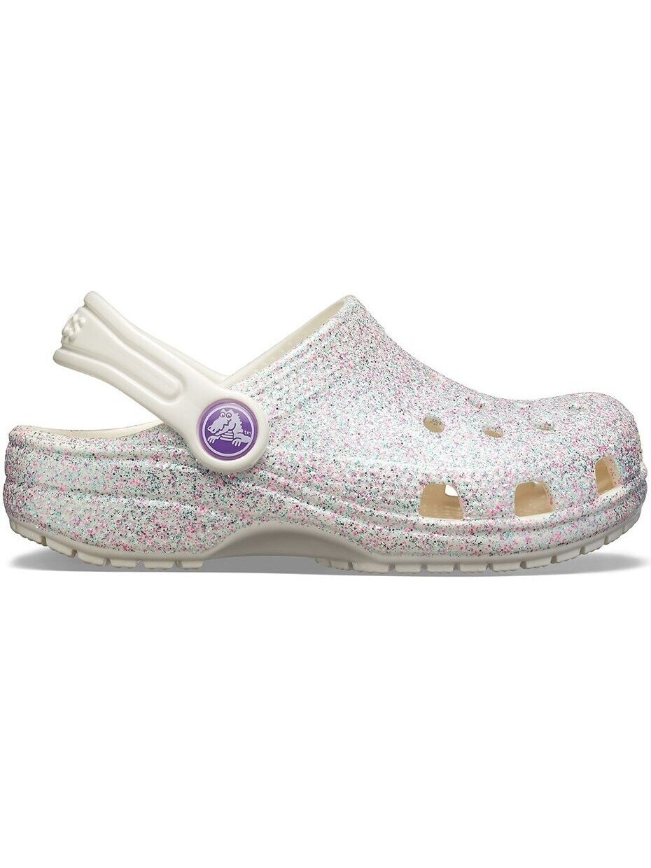 Crocs Classic Glitter Clog vaikiški šlepetės spalvotos 205441 159