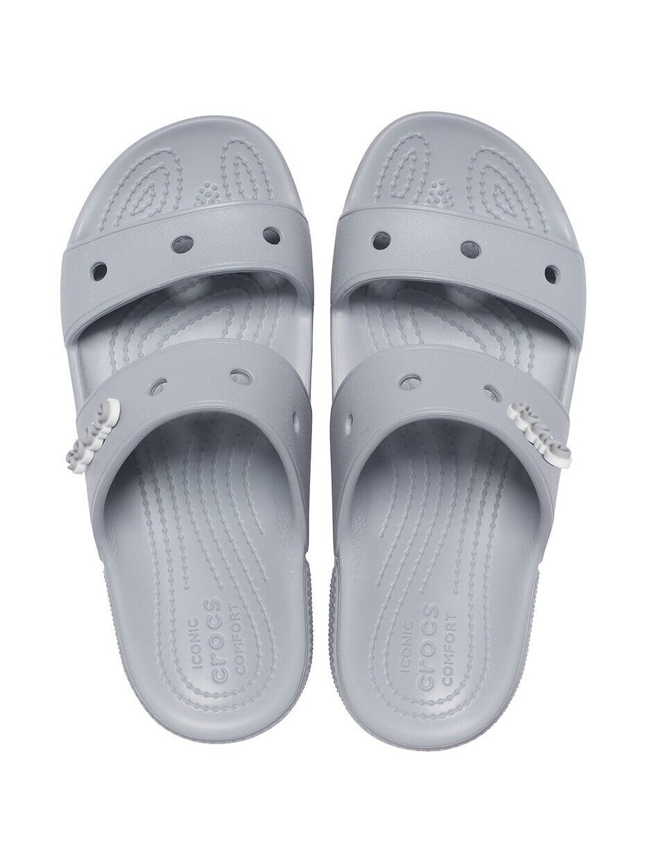 Crocs Classic pilkos spalvos šlepetės 206761 007 1