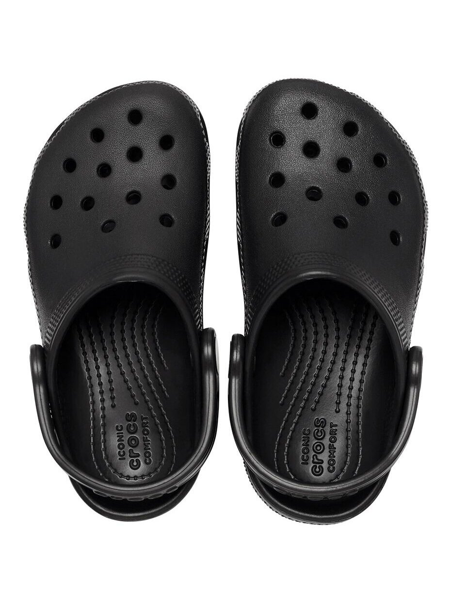 Crocs Kids Classic Clog vaikiškos klumpės, juodos 206991 001 1 Crocs Kids Classic Clog vaikiškos klumpės, juodos 206991 001 1