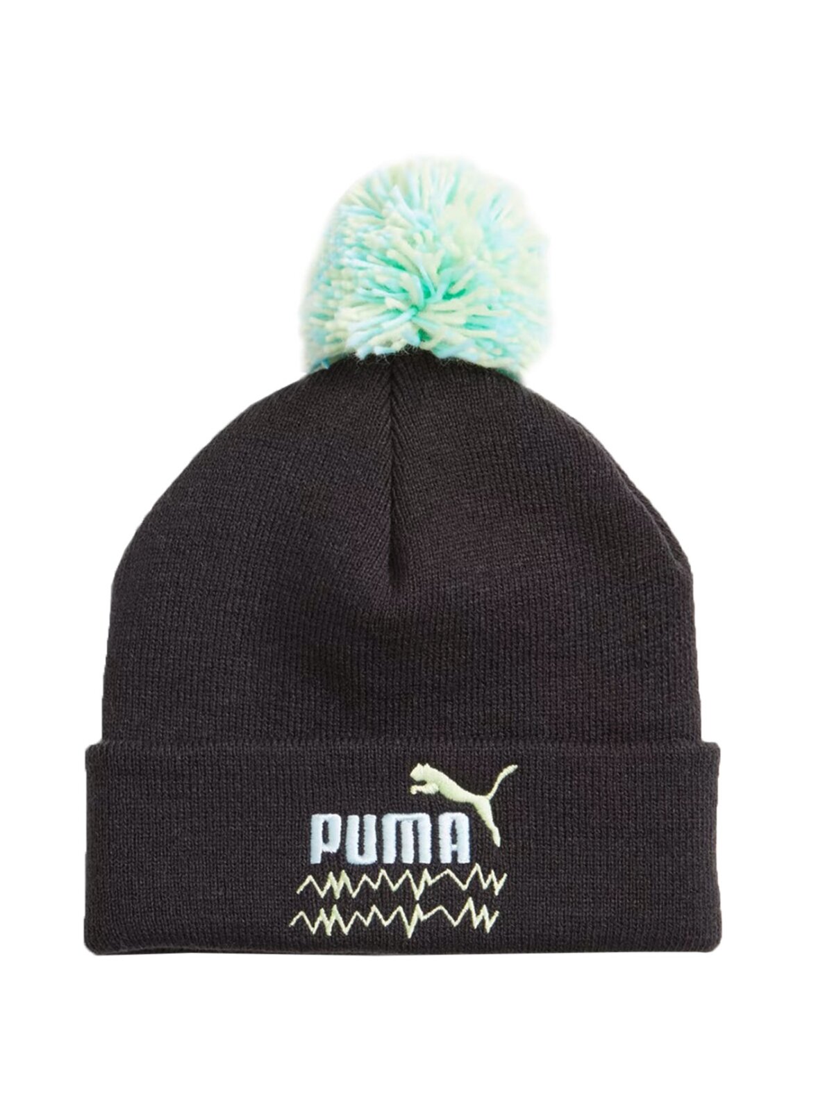 Puma Mixmatch Pom Pom vaikiška kepurė juoda 024798 01 Puma Mixmatch Pom Pom vaikiška kepurė juoda 024798 01
