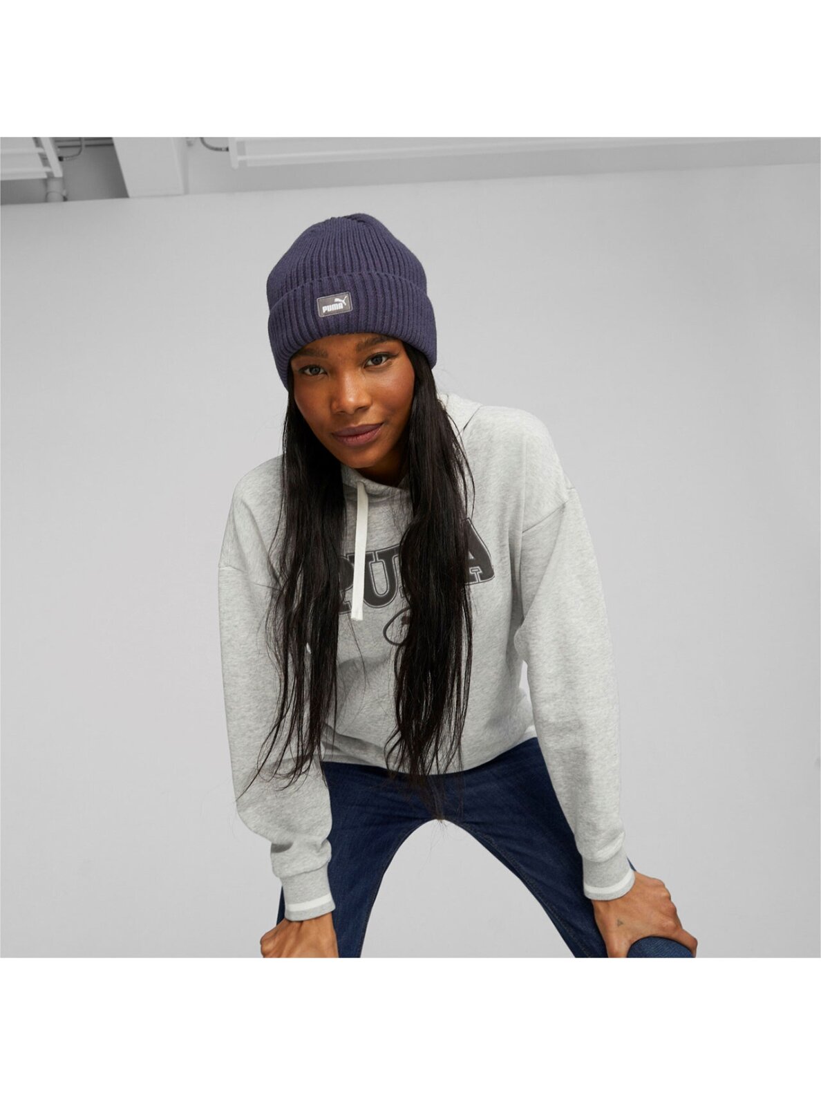 Puma Classic Cuff Beanie tamsiai mėlyna 024826 02 3 Puma Classic Cuff Beanie tamsiai mėlyna 024826 02 3
