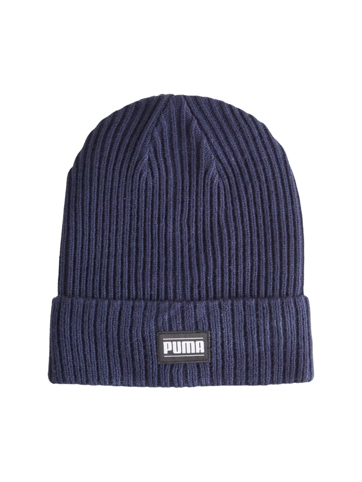 Puma Ribbed Classic Cuff Beanie žieminė kepurė tamsiai mėlyna 024038 10 Puma Ribbed Classic Cuff Beanie žieminė kepurė tamsiai mėlyna 024038 10