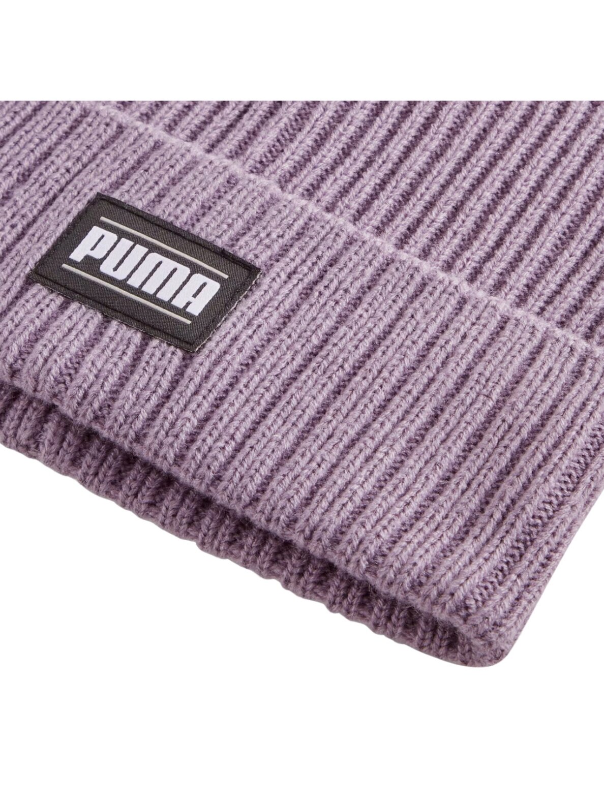 Puma Ribbed Classic Cuff Beanie žieminė kepurė šviesiai violetinė 2