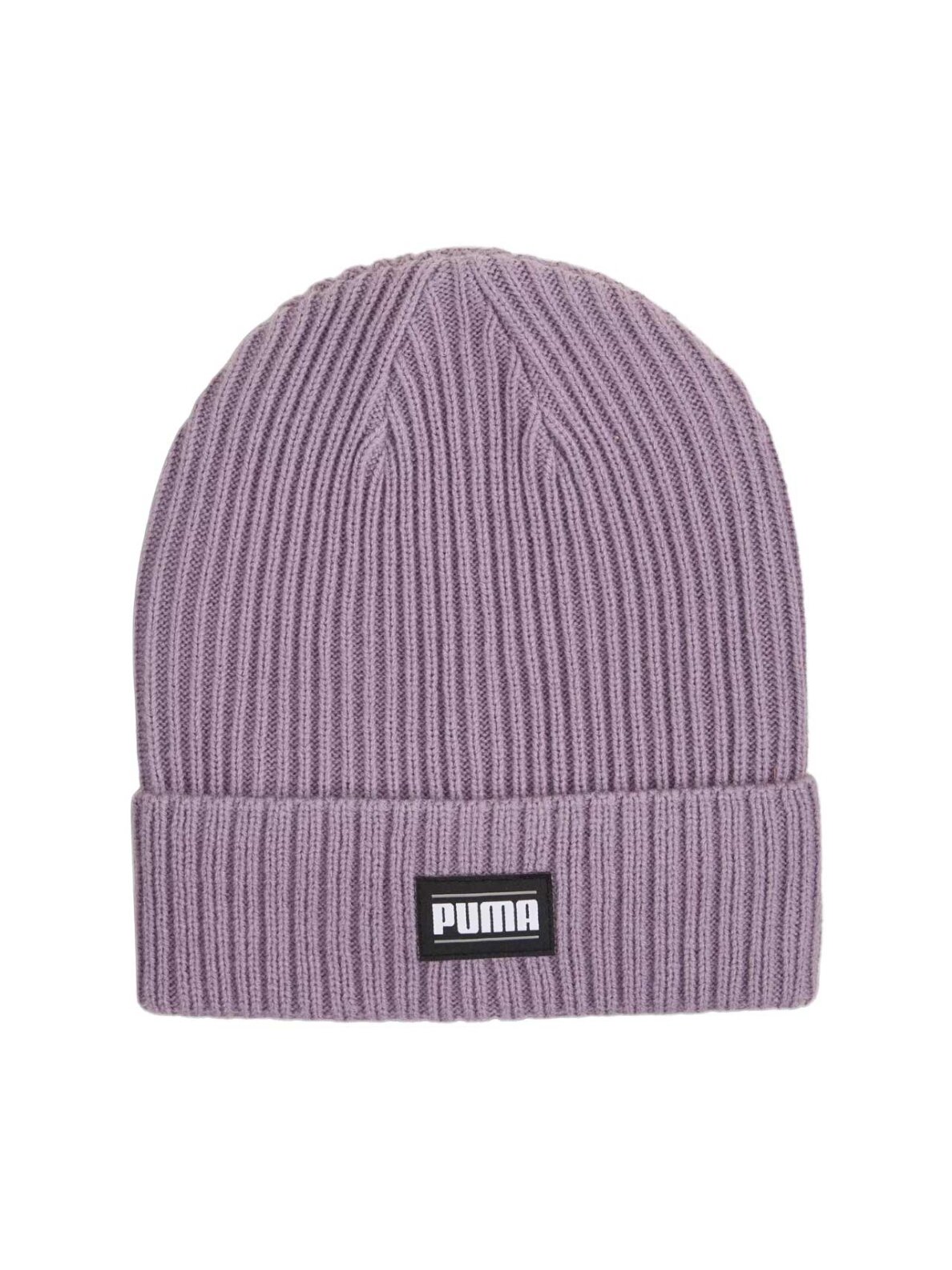 Puma Ribbed Classic Cuff Beanie žieminė kepurė šviesiai violetinė