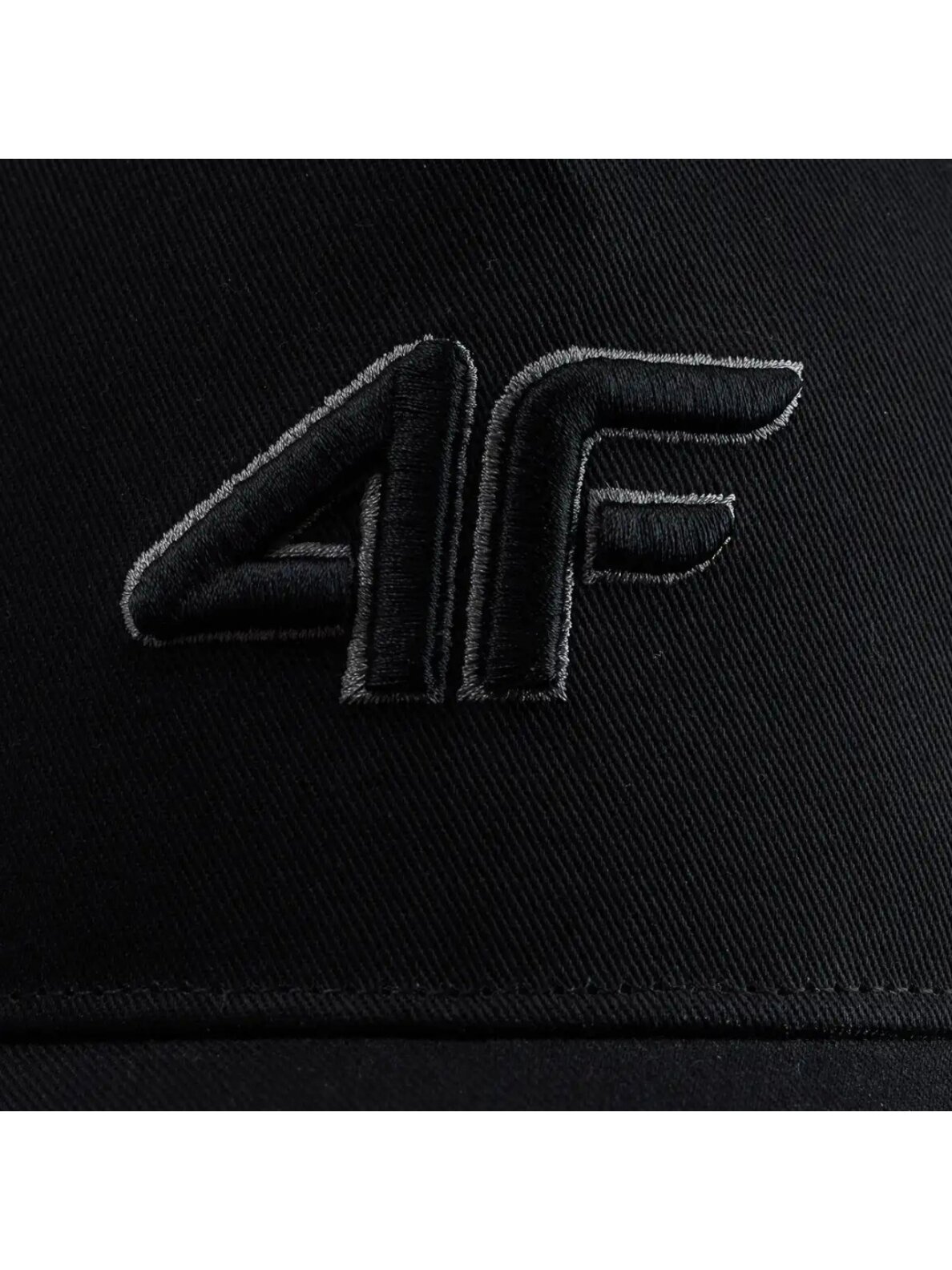 4F kepurė su snapeliu vaikams U547 juoda 4FJWSS26ACABU547 21S 2