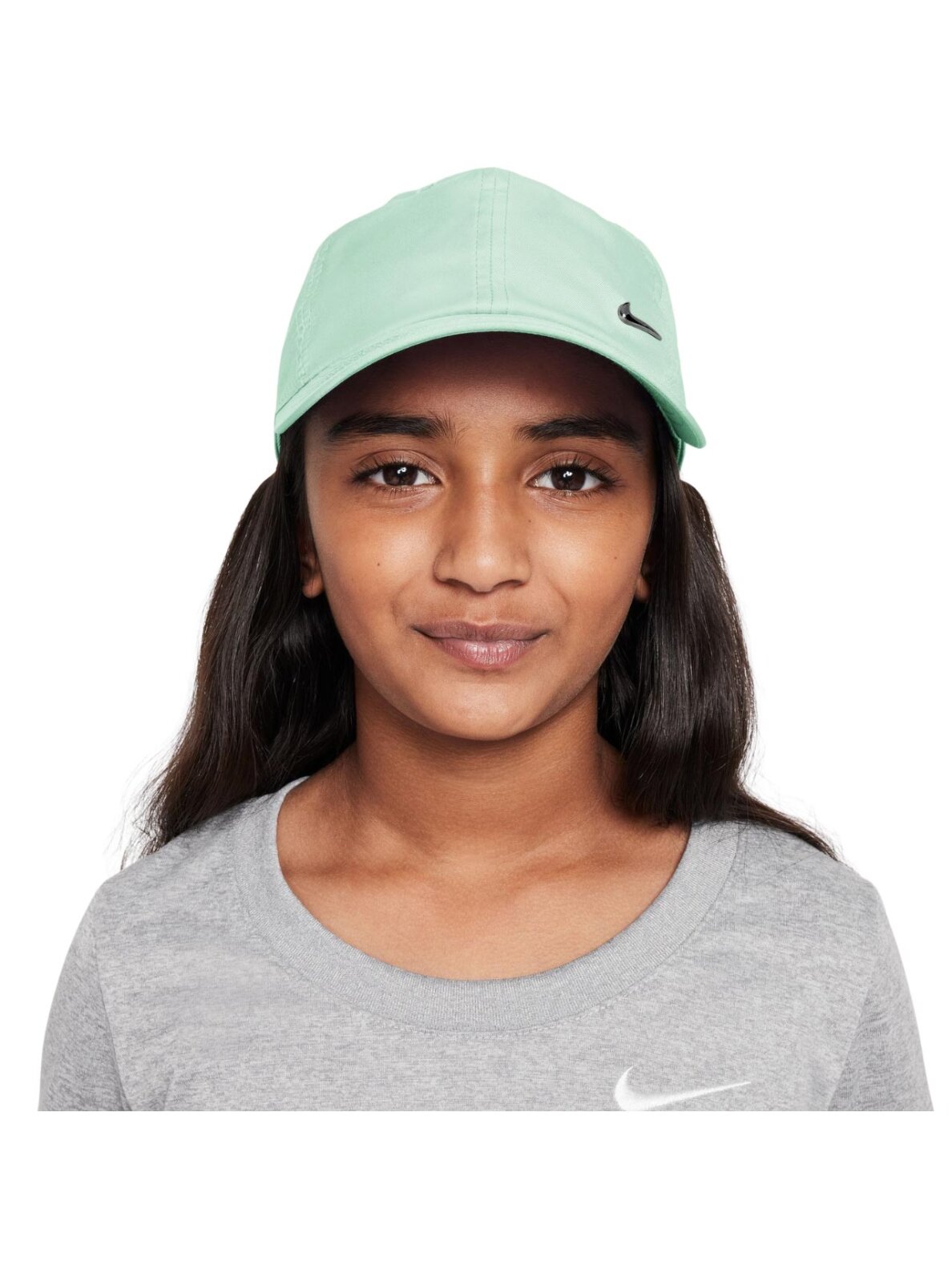 Nike Dri-Fit Club kepurė su snapeliu vaikams mėtinė FB5064 394 Nike Dri-Fit Club kepurė su snapeliu vaikams mėtinė FB5064 394