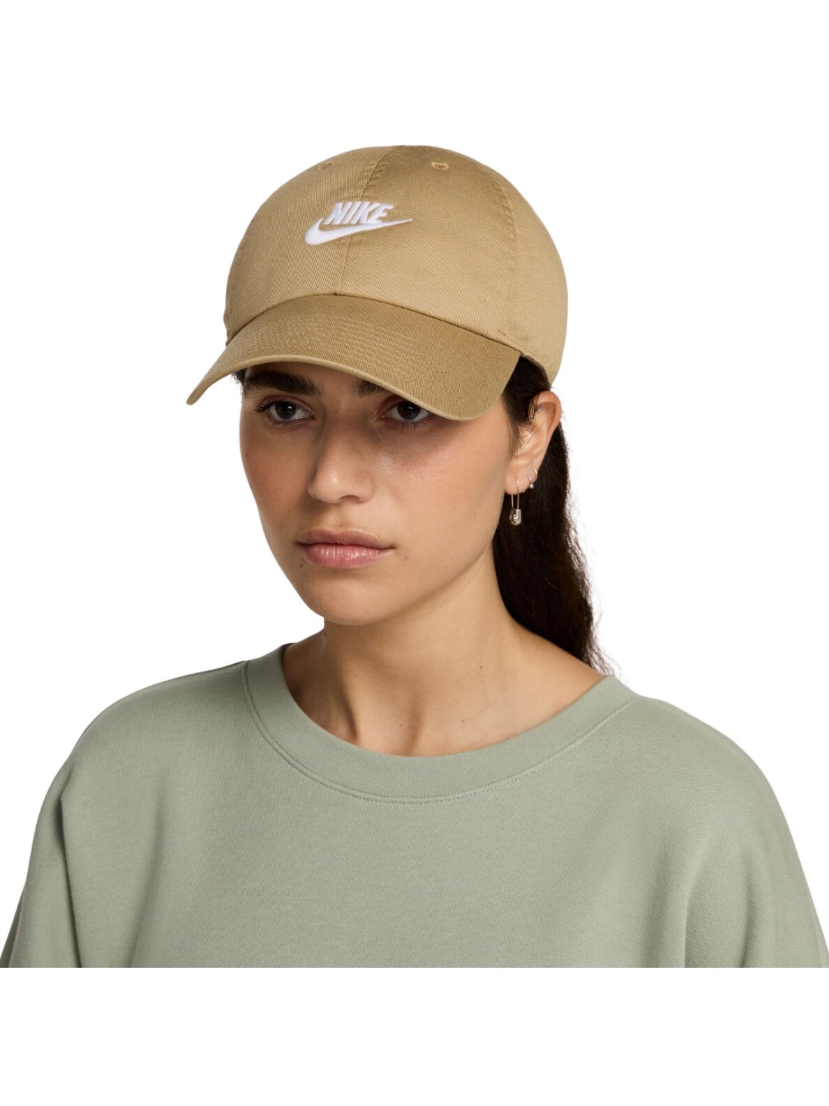 Nike Club kepurė su snapeliu smėlio spalvos FB5368 297