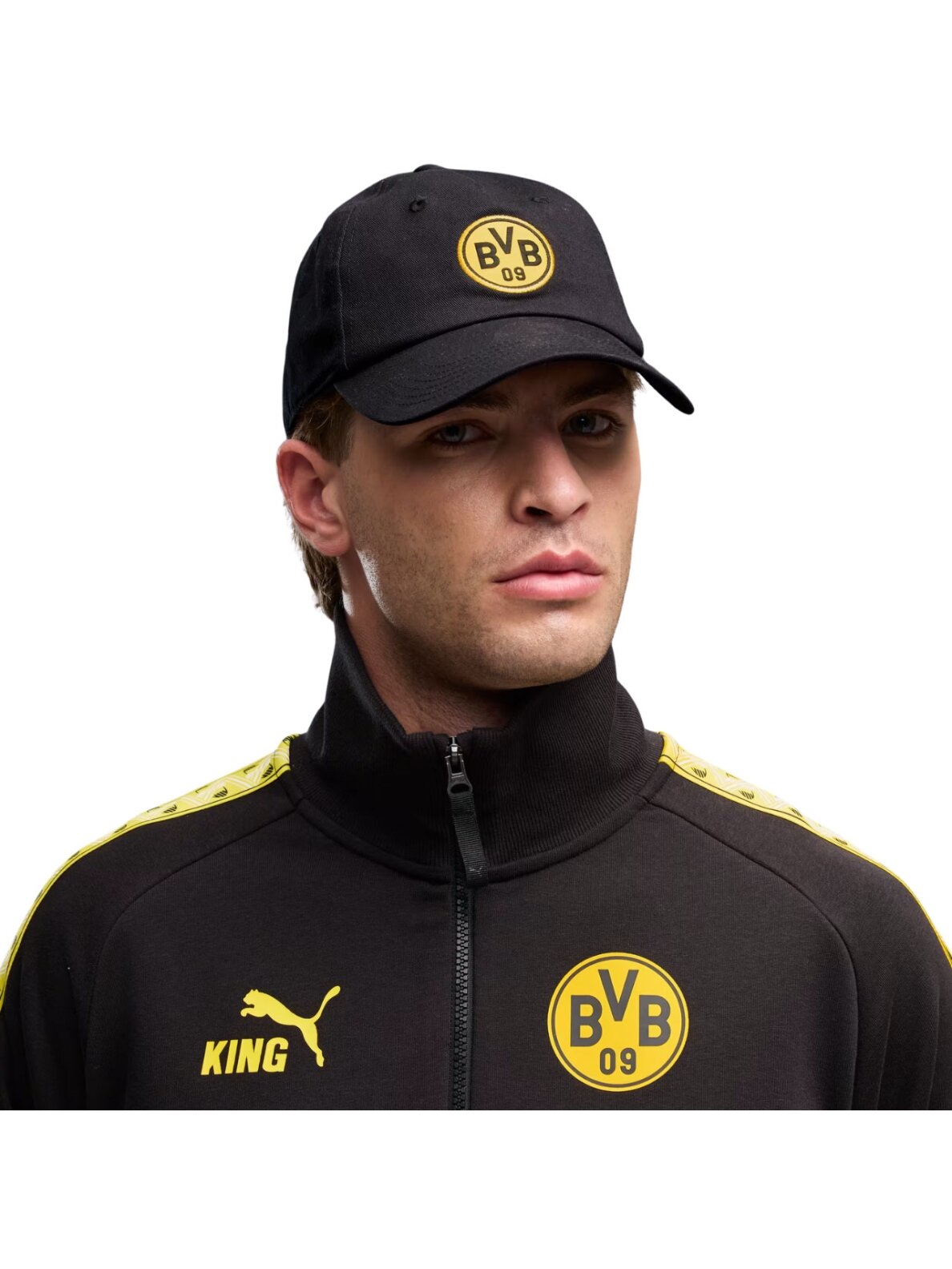 Puma kepurė su snapeliu BVB Ess, juoda, 27534 01