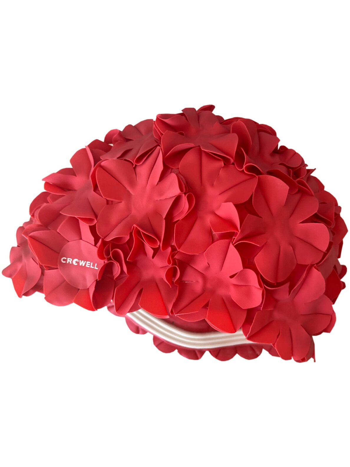Crowell Kwiaty Flower plaukimo kepuraitė, raudona col.1