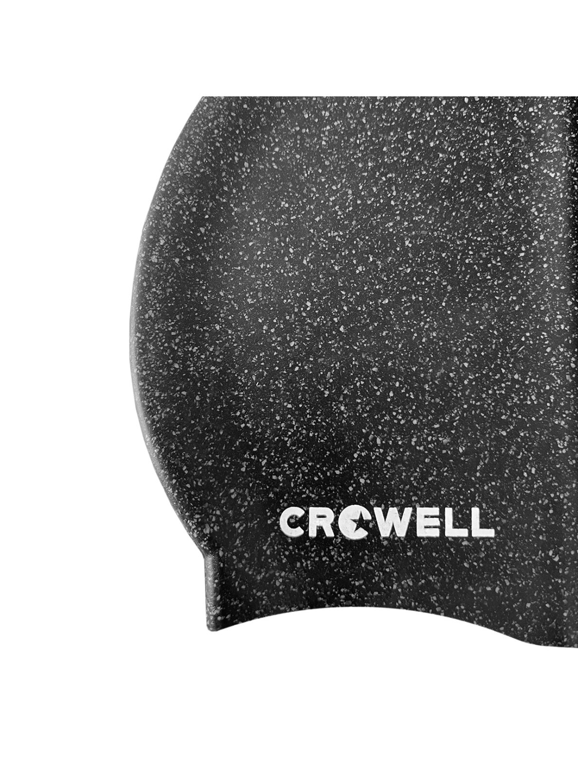 Crowell Recycling Pearl silikoninė plaukimo kepuraitė, juoda, 1 spalva 1 Crowell Recycling Pearl silikoninė plaukimo kepuraitė, juoda, 1 spalva 1