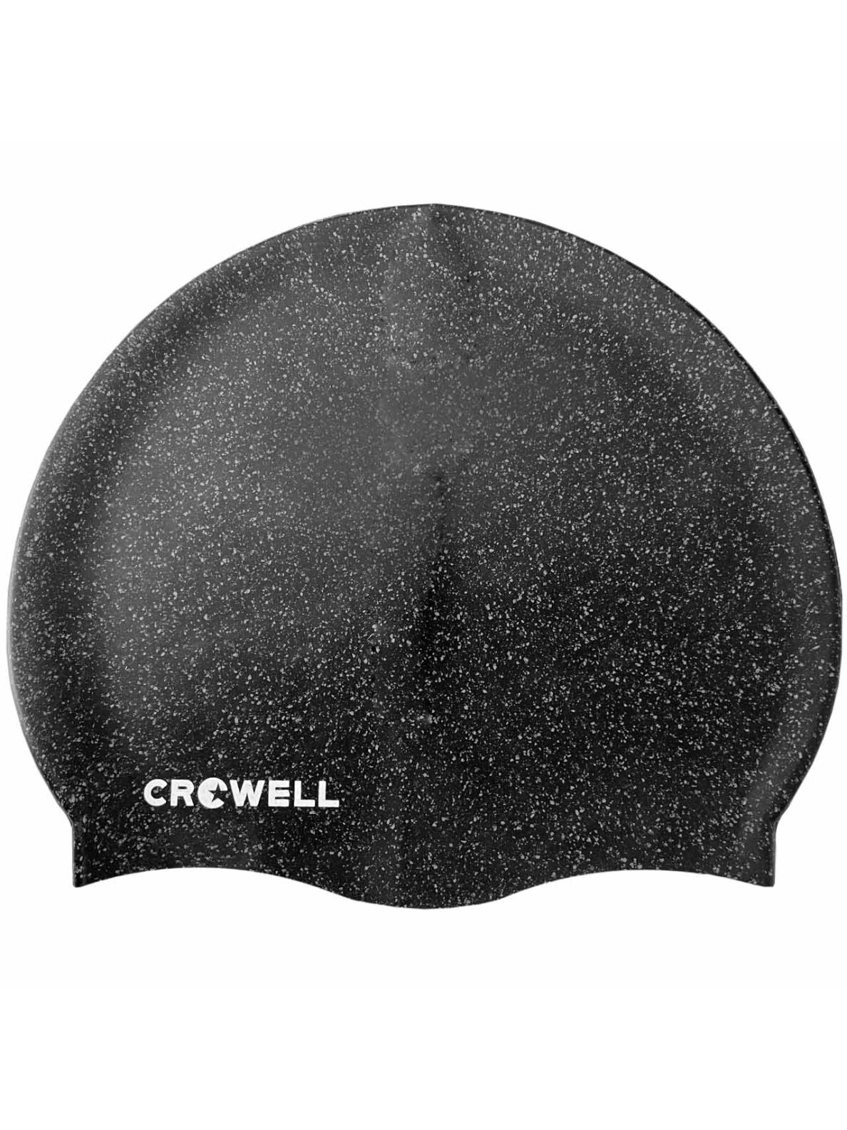 Crowell Recycling Pearl silikoninė plaukimo kepuraitė, juoda, 1 spalva