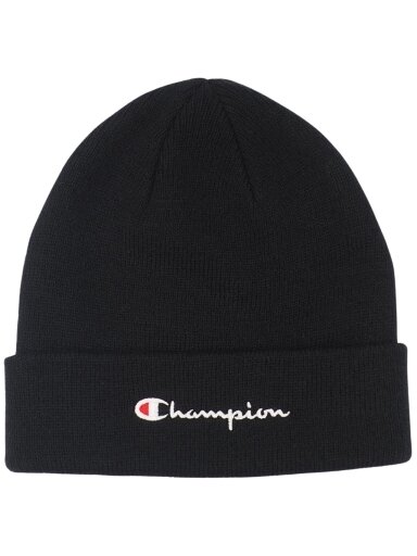 Champion Beanie kepuraitė vaikams, juoda 806070 KK001 Champion Beanie kepuraitė vaikams, juoda 806070 KK001