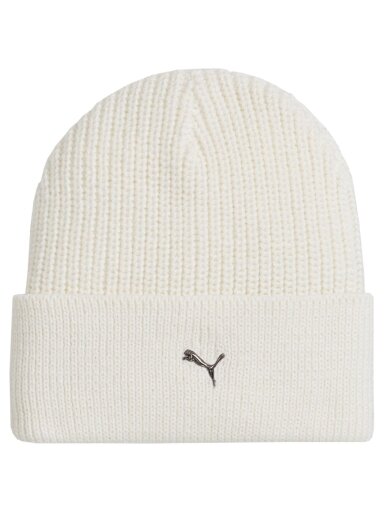 Puma Metal Cat Beanie kepurėlė balta 024874 02 Puma Metal Cat Beanie kepurėlė balta 024874 02