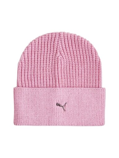 Puma Metal Cat Beanie šilta kepurė šviesiai rožinė
